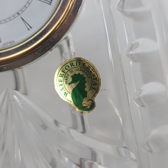 Large Waterford Germany crystal clock - Picture 6 of 9